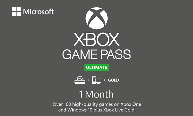 Xbox Game Pass 1 Month Gift Card