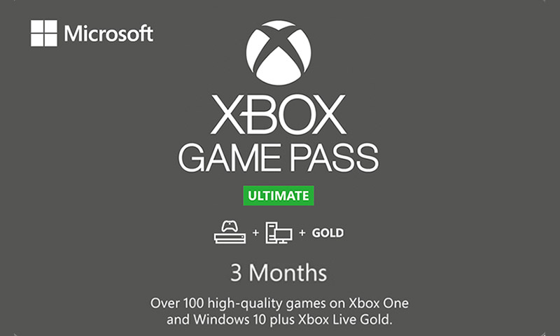 Xbox Game Pass 3 Month Gift Card