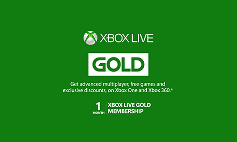 Xbox Live 1 Month Gift Card